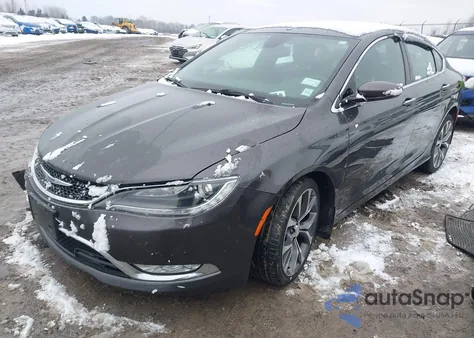 2016 Chrysler 200 C from USA, damaged, VIN 1C3CCCCG8GN175676